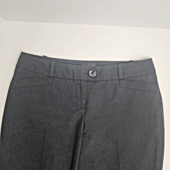 The Limited LEXIE Fit Classic Straight Leg Dress Pants Black Women's Size 4R - Picture 3 of 5